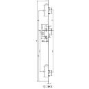 FUHR Panikverschluss Mehrfachverriegelung Türverschluss Multisafe Panik 870 GL Typ 11 U24x6x1790/35/92/9mm Funktion E, Edelstahl Container1