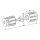 Kupplungsstück für Rolläden demontierbar mit 40mm Kugellager f. SW 60 FachVR8/127