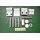 DR. HAHN Türband "4" 2-teilig Drehpunkt-30/20mm, Bohrabstand 65mm, INKL. Ankerschrauben 74mm A901GM183 Ähnlich RAL 9016 FachP1370