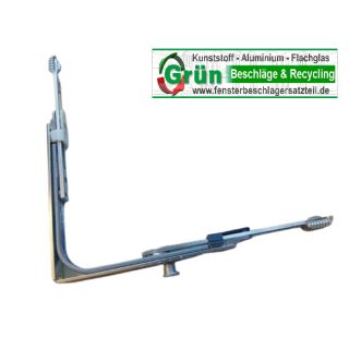 MACO MM Matic Eckumlenkung oben 113x113 mm beidseitig Zahnstangenaufnahme - 1 i.S Pilzzapfen FachB108