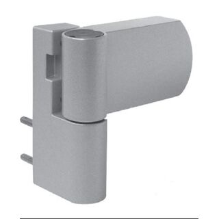Roto Haustür-Aufschraubband DoorLine PS 23, 2-teilig, DIN Links-Rechts L 95mm, Aufdeck 14-17,5 mm Überschlgshöhe max 17,5 mm Aluminium, dunkelbraun 495270 FachPodest