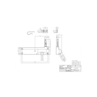 Schüco Oberlichtgetriebe 248740 weiss 41070E RAL 9016 FachP1155