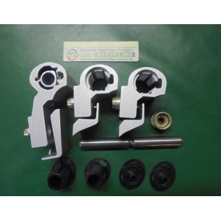 SCHÜCO Haustürband Aufschraubband Alu 3- teilig Band 22/66 weiß 239016 FachP1537