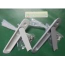 GIESSE Falttürgriff Fenstergriff 7mm 9010 Vierkant weiß oder silber FachP1544