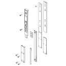 GIESSE Kantenriegel 24 x 170mm inkl. Befestigungsmaterial Alu schwarz 02185000 FachP1547