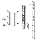 GIESSE Kantenriegel 24 x 170mm inkl. Befestigungsmaterial Alu schwarz 02185000 FachP1547