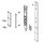 GIESSE Kantenriegel 24 x 170mm inkl. Befestigungsmaterial Alu schwarz 02185000 FachP1547