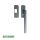 SIEGENIA PSK 200Z/GH Hebel Rechts Edelstahlfarbig F9 FachP3749