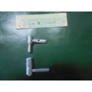 Einbohrband verzinkt  mit Sichrungssplint 9,5 mm Banddurchmesser  FachP1976