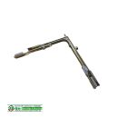 AUBI Eckumlenkung UR mit Kantenriegel 118 x 153 mm lange Seite mit Rollzapfen FachB678
