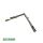 AUBI Eckumlenkung UR mit Kantenriegel 118 x 153 mm lange Seite mit Rollzapfen FachB678