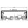 GUTMANN Halter H2000 Transparent 40 x 29mm FachP2187