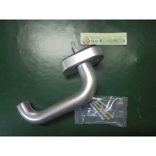 HOPPE Fenstergriff Paris E038 / US956 F1 Silber mit Befestigungschrauben Vierkant-stiftlänge 20 - 30mm