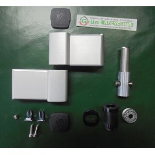 HAHN Türband Serie 60, Bohrabstand 89mm, Drehpunkt 20mm 2-tlg. EV1 Silber FachP2256