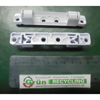 ROTO Axerlager Scherenlager 378907, 89 x 14 mm, 2 Haltezapfen 3 x 3 mm Weiß NEUWARE FachP2301