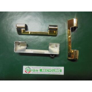 SIEGENIA Abdeckkappe S KF Scherenlager Gold glänzend 86 x 21mm FachP2320
