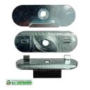 MEETH Schließblech 52 x 18mm mit 2 Haltezapfen,...