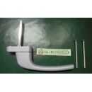 Fenstergriff mit schmaler Rosette 16 mm Fensterolive...