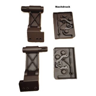 BRAAS Atelierfenster Dachfenster Zubehör Griffhebel, Konsolen und Schließplatten Braun Nachdruck