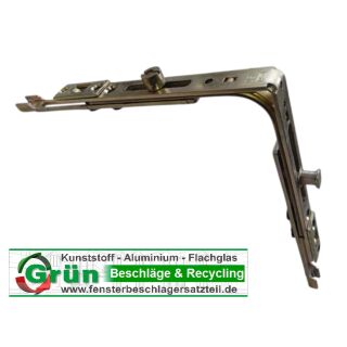SIEGENIA VSO Eckumlenkung 140 x 140mm mit 1 Rollzapfen und 1 oval Pilzzapfen FachB35