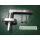 Fenstergriff Fensterolive Edelstahl 2-tlg. mit Metall UK Adapter oval