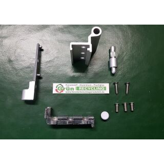 NOTTER * Ecklager Set Silber eloxiert