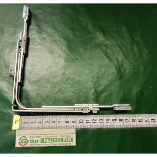 ROTO NT Eckumlenkung für Schrägfenster 1 V Zapfen Schenkelmaß 110 x 110mm FachB421