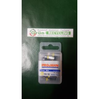 PROJAHN 1/4 markierter Bit L25mm Torx T15   10er Pack