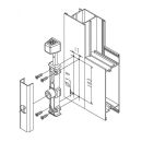GIESSE Kantenriegel Schubriegel Länge= 160mm Bolzen Ø 10mm Abschließbar FachP2939