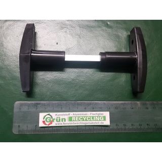Olivengarnitur Garagentor Griff Kunststoff schwarz, 8 x 60mm FachP2992
