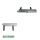 ROTO Eckband, Einschlagband, , 95 x 12 mm, 2 Einschlagzapfen 33 x 7,5 mm, NACHBAU VR5/272