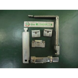 SIEGENIA MV LM Verschlussseite Bandseite A0040 TS B1/20 Set Eckumlenkung FachP3060