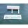 SCHÜCO Eckband 253643, 67 x 15 mm, Falz 8 mm, 2 Haltezapfen 25 x 5 mm, weiß, SchrankP284/4