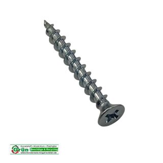 Beschlagschraube 4.0 x 35 mm Typ 1461 grobgewinde PH2 7,2 mm Zierkopf  VKT1/127