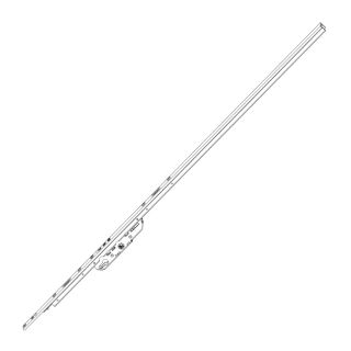 MACO HS Getriebe Hebegetriebe Gr.4 PZ DM 27,5, FFH 2060-2560 mm, Alu silber eloxiert FachKR18
