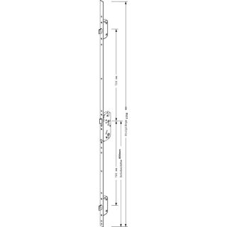 GU Secury Automatic Panik Mehrfachverriegelung Türverschluss Dorn 65mm 92/16/9 SF2 Panikfunktion E FachKR22