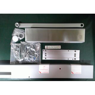 ECO SCHULTE ECO TS 61 EFR Feststellanlage mit Rauchmelder DIN Rechts Silber RAL9006 FachPB002