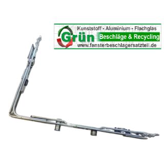 SIEGENIA-AUBI Eckumlenkung KV7 KV 7 71 153 x 237 mm mit Spaltlüfter einem Pilzzapfen und einem Rollzapfen koppelbar FachB88