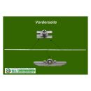 ROTO NT DK Getriebe mittig variabel | Dorn 8 mm | Gr 1780 | FFH 1601- 2000 mm | Griffhöhe 801-1000 mm | 2 E-Zapfen KR01/15