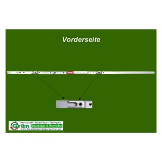 ROTO NT Stulpflügelgetriebe konstant Gr 890/490 | FFH 801 - 1000 mm | 2 Stahl-Schließstücke KR04/15