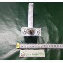 HOPPE Fenstergriff Fensterolive London 013/U34 auf käntiger Rosette weiß Raum9R2/12