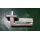 GU Fenstergriff Fensterolive Drehgriff Dirigent F F2 Neusilber / Rosette Braun mit Aufschrift ,, FEKU FENSTER`` Raum9R2/18