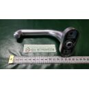 Drückerlochteil auf ovaler Rosette EV1 Silber 8mm Vierkant Raum9R2/21