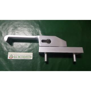 STRENGER WSS 825 Türtreibriegel EV1 Silber, PZ abschließbar, Links, Bolzen Ø 10 x 28mm , Lochabstand 132mm Hub= 25mm FachP3839