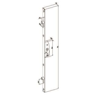 FRIBA Kantengetriebe mit 3 Zapfen A=17 mm Dorn 20 x 1200 mm Stulp käntig KR24/7