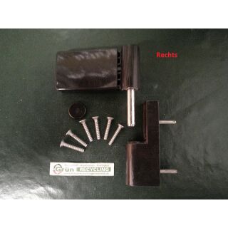 SIMONSWERK SIKU 3D Band Für Kunststoff-Haustüren Braun Flügelsatz K0010/16,5 Rechts oder Links / Rahmenteil K1000 FachP3880