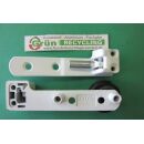 SCHÜCO Ecklager Eckband links im Set 251753(Lager) , 251757(Band) weiß Neuware Nachfolger FachP4836