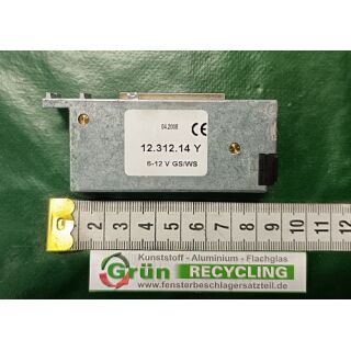 SCHÜRING Elektrischer Türöffner SV 1231214, DIN links 10 mm Achsmass, mit Tagesentriegelung inkl. 2 Schrauben M4x8mm FachP4077