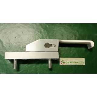 STRENGER WSS 825 Türtreibriegel EV1 Silber, PZ abschließbar, Rechts, Bolzen Ø 10 x 28mm , Lochabstand 132mm Hub= 25mm FachX1575