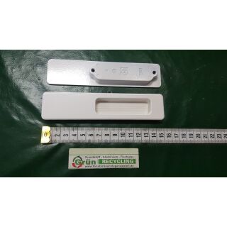 HAUTAU Griffmuschel 0197 HS Außen 9,5mm Cremeweiss 150 x 35mm RaumX808
